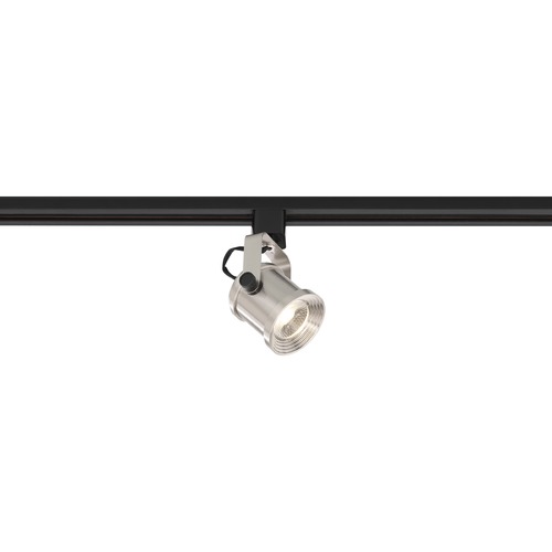 Satco Lighting Satco 12W LED Forged Series Brushed Nickel Dimmable Track Head 36 Deg. Beam 1020LM 3000K TH493