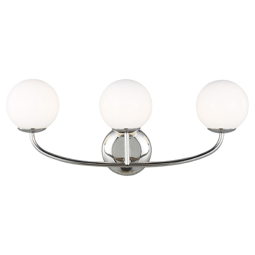 Visual Comfort Studio Collection Aerin Galassia Polished Nickel LED Bathroom Light