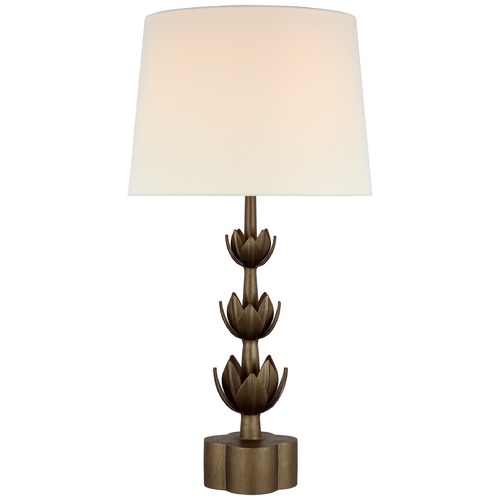 Julie Neill Alberto Triple Table Lamp in Bronze Leaf by Visual Comfort Signature