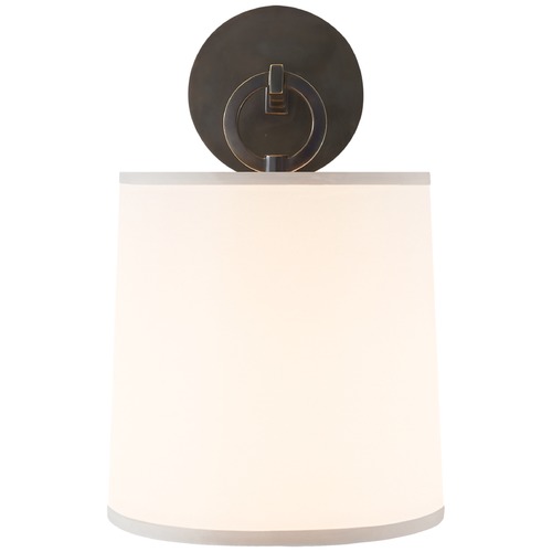 Visual Comfort Signature Collection Barbara Barry French Cuff Sconce in Bronze by Visual Comfort Signature BBL2035BZS