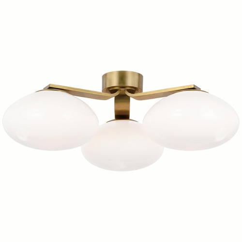 Visual Comfort Signature Collection Champalimaud Marisol Ceiling in Brass by Visual Comfort Signature CD4015SB-WG