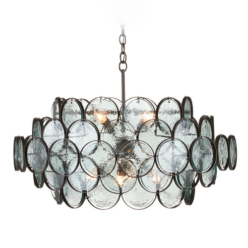 Currey and Company Lighting Currey and Company Galahad Bronze Chandelier 9000-0880