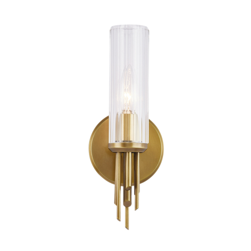 Alora Lighting Alora Lighting Elisa Carlucci Torres Vintage Brass Sconce WV335103VBCR