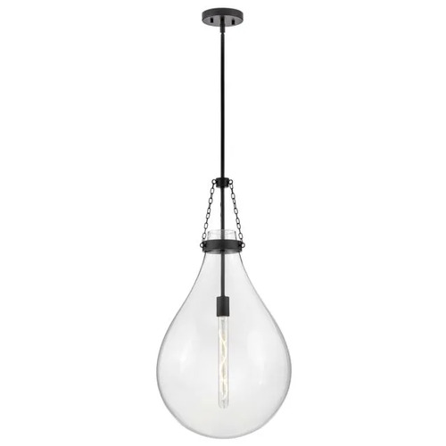Eloise Large Pendant in Black by Hinkley Lighting