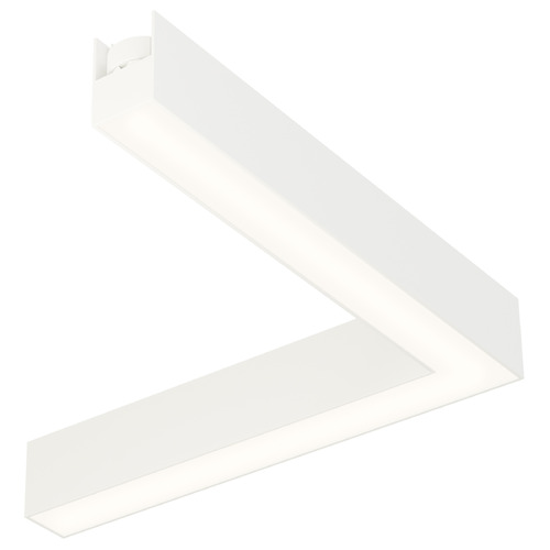 Continuum 90-Degree Corner LED Track Light in White by ET2 Lighting