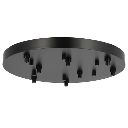 Visual Comfort Modern Collection Sean Lavin Nightshade Black Ceiling Adaptor