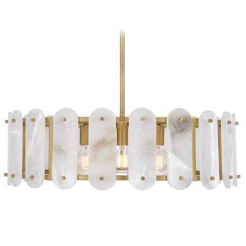 Savoy House Lighting Antolini Warm Brass Pendant Light