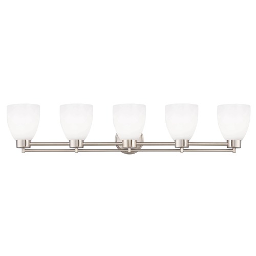 Design Classics Lighting Satin Nickel Bathroom Light 706-09 GL1028MB