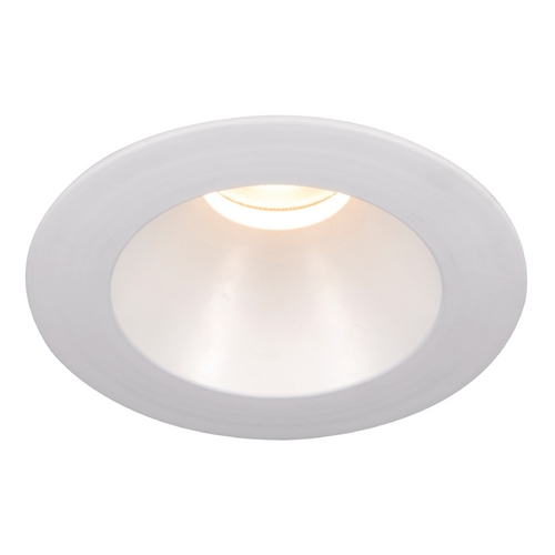 WAC Lighting 3.5-Inch Round Reflector White LED Recessed Trim by WAC Lighting HR-3LED-T118F-27WT