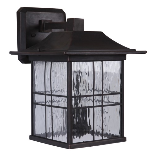 Dorset Aged Bronze Brushed Outdoor Wall Light by Craftmade Lighting