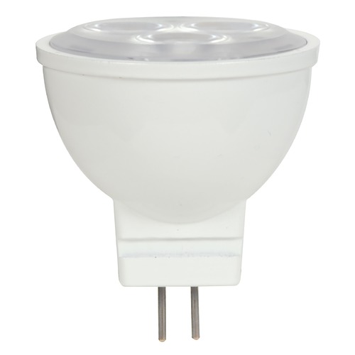 3W LED MR11 5000K 25-Degree 210 Lumens GU4 Base 12V AC/DC by Satco Lighting
