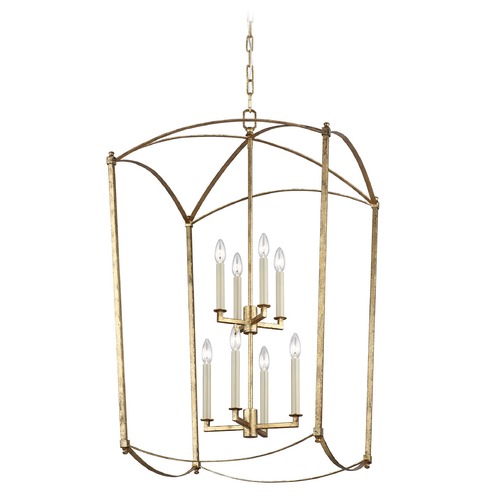 Visual Comfort Studio Collection Thayer Antique Gild Pendant by Visual Comfort Studio F3324/8ADB