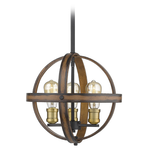 Kirkland Rustic Mahogany Pendant by Z-Lite