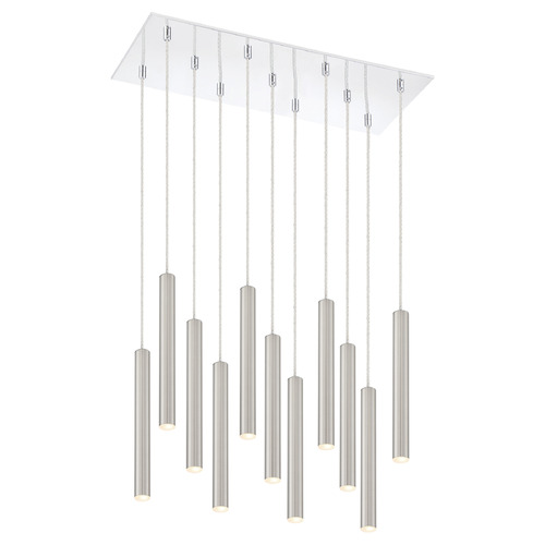 Z-Lite Forest Chrome LED Multi-Light Pendant by Z-Lite 917MP12-BN-LED-11LCH