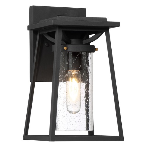 Lanister Court Sand Black Gold Highlights Outdoor Wall Light by Minka Lavery