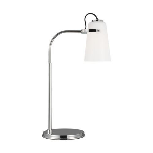 Visual Comfort Studio Collection Lauren Ralph Lauren Hazel LED Polished Nickel Lamp by Visual Comfort Studio LT1001PN1