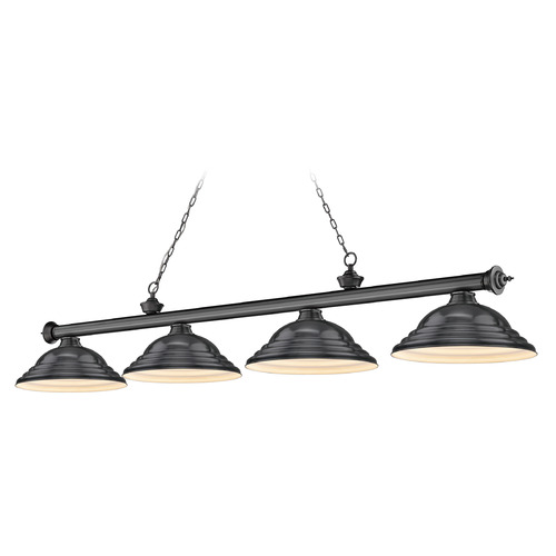 Cordon Bronze Plate Billiard Light by Z-Lite
