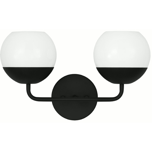 Visual Comfort Studio Collection Alvin Midnight Black Bathroom Light