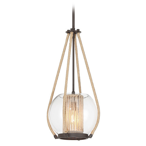 Stutterhein Sand Bronze Pendant by Minka Lavery