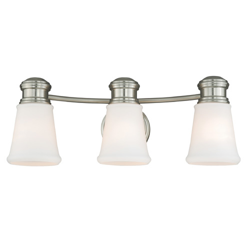 Vaxcel Lighting Malie Satin Nickel Bathroom Light