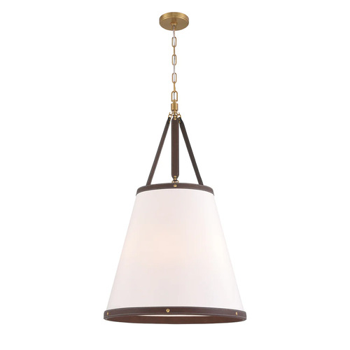 Libby Langdon Callahan 6-Light Pendant in Luxe Gold by Crystorama
