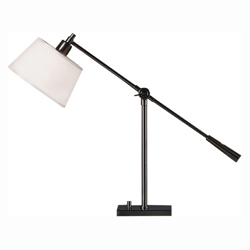 Robert Abbey Lighting Robert Abbey Lighting Real Simple Gunmetal Powder Table Lamp with Drum Shade 1823