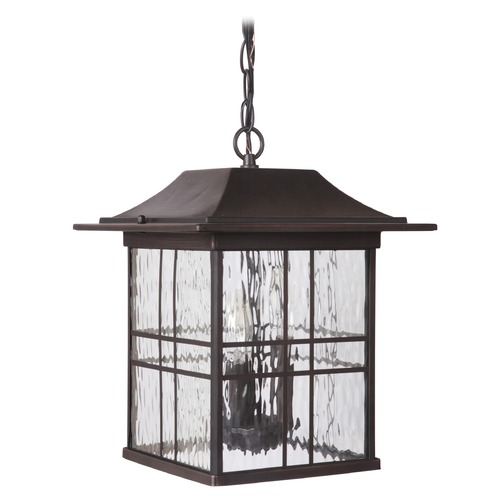 Dorset Aged Bronze Brushed Outdoor Hanging Light by Craftmade Lighting