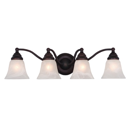 Standford Oil Burnished Bronze Bathroom Light by Vaxcel Lighting