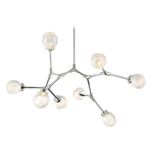 Modern Forms by WAC Lighting Catalyst 28-Inch LED Chandelier in Polished Nickel by Modern Forms PD-53728-PN