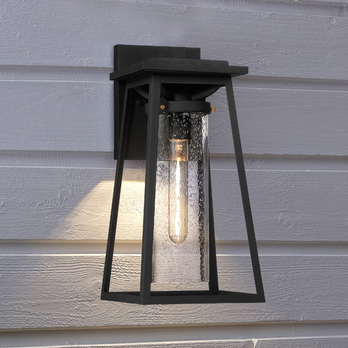 Lanister Court Sand Black Gold Highlights Outdoor Wall Light by Minka Lavery