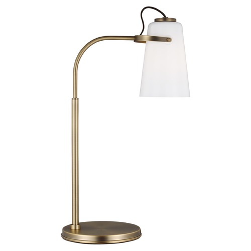 Visual Comfort Studio Collection Lauren Ralph Lauren Hazel 24-Inch LED Lamp in Time Worn Brass by Visual Comfort Studio LT1001TWB1