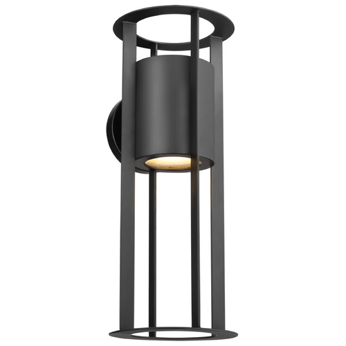 Continuum Matte Black LED Outdoor Wall Light by Nuvo Lighting