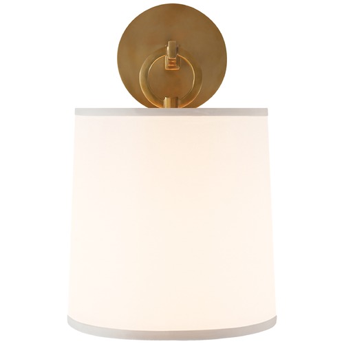 Barbara Barry French Cuff Sconce in Soft Brass by Visual Comfort Signature