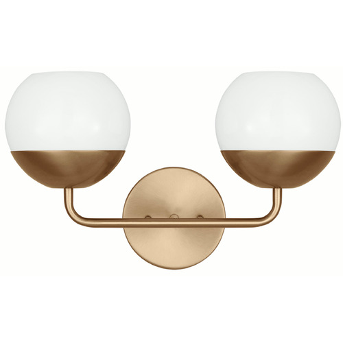 Visual Comfort Studio Collection Alvin Satin Brass Bathroom Light