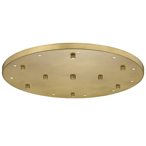 Z-Lite Multi Point Canopy Modern Gold Ceiling Adaptor