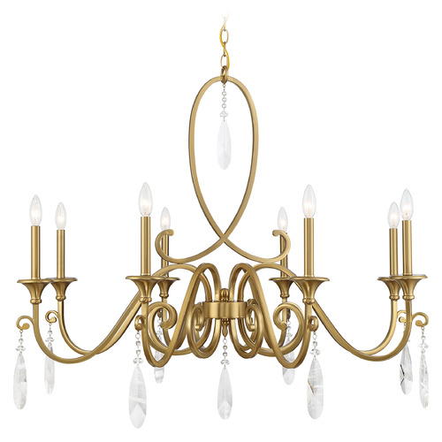 Savoy House Lighting Fairchild Warm Brass Chandelier