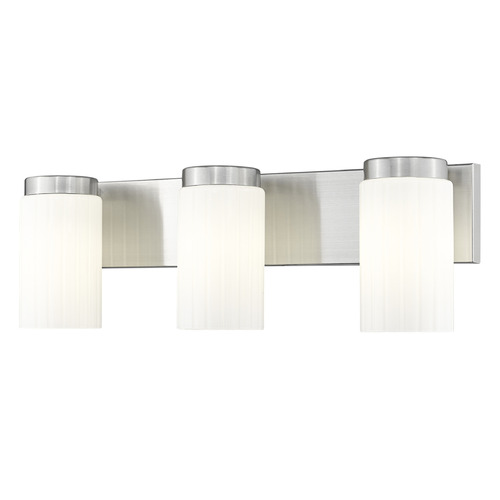 Z-Lite Burk Brushed Nickel Bathroom Light