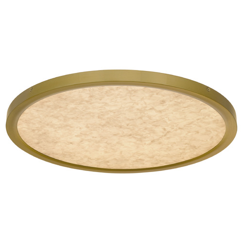 Quoizel Lighting Outskirts Brushed Gold LED Flushmount Light