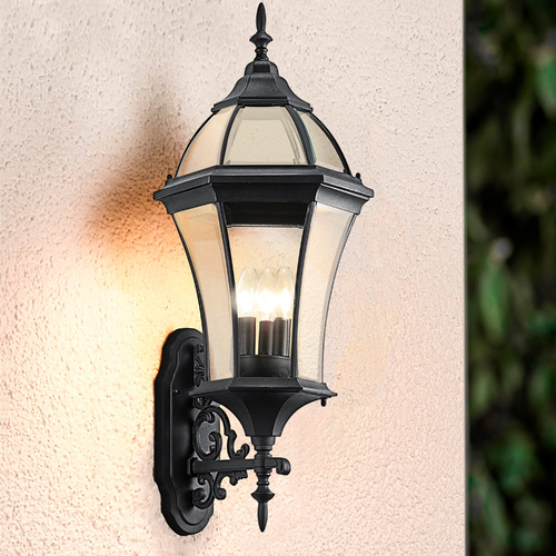 Kichler Lighting Townhouse 31-Inch Outdoor Wall Light in Black by Kichler Lighting 49185BK