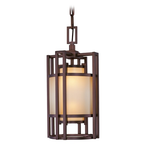 Metropolitan Lighting Underscore Cimmaron Bronze Pendant Light with Cylindrical Shade N6955-1-267B