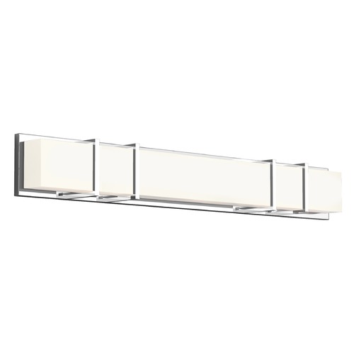Alberni Chrome LED Vertical Bathroom Light by Kuzco Lighting
