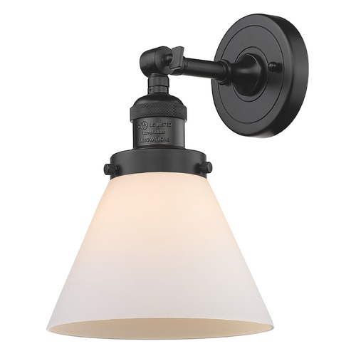 Innovations Lighting Innovations Lighting Large Cone Oil Rubbed Bronze Sconce 203-OB-G41