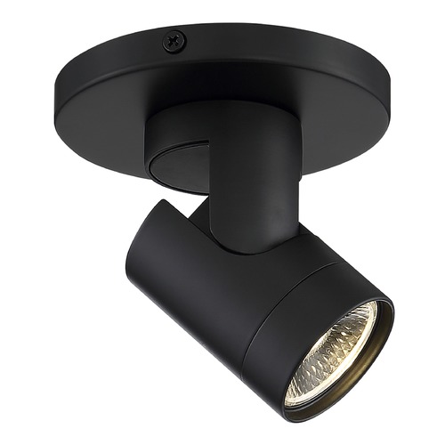 Satco Lighting Dimmable 12W LED Wall Mount Black Barrel Monopoint 36-Degree 3000K by Satco Lighting 62/1105