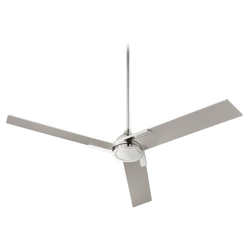 Coda 56-Inch Ceiling Fan in Polished Nickel by Oxygen Lighting