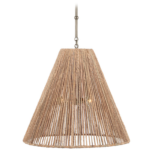 Goodman Antique Nickel Natural Hanging Light