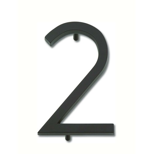 Oil Rubbed Bronze House Number 2 by Atlas Homewares