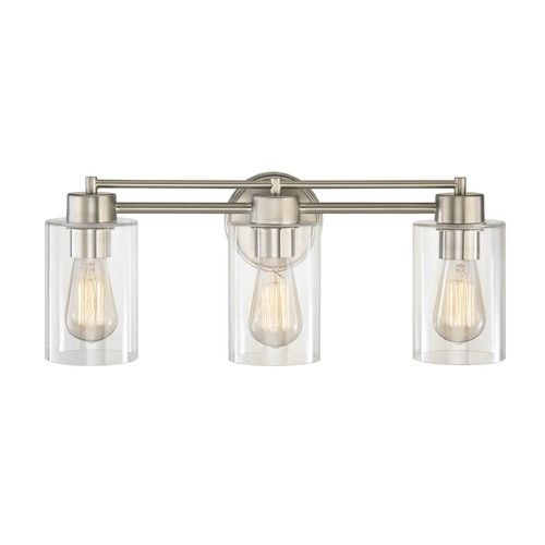 Satin Nickel Bathroom Light