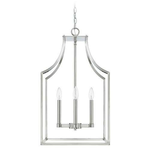 Wright Polished Nickel Pendant by Capital Lighting
