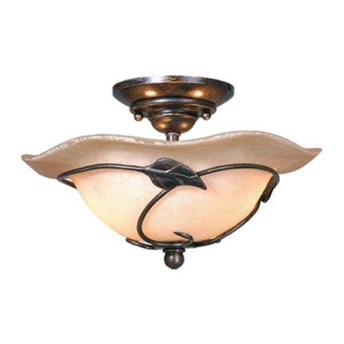 Vine Oil Shale Semi-Flush Mount by Vaxcel Lighting