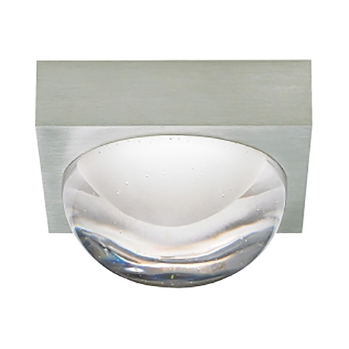 Visual Comfort Modern Collection Sphere Warm Dim LED Flush Mount in Nickel by Visual Comfort Modern 700FMSPHCS-LEDWD